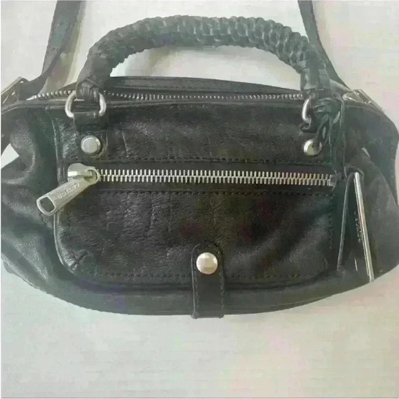 Gryson "Elissa" Black Leather Bag EUC! - Picture 3 of 10